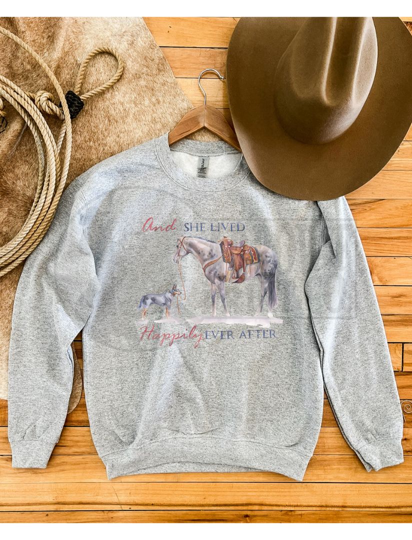 She Lived Happily Ever After Crewneck