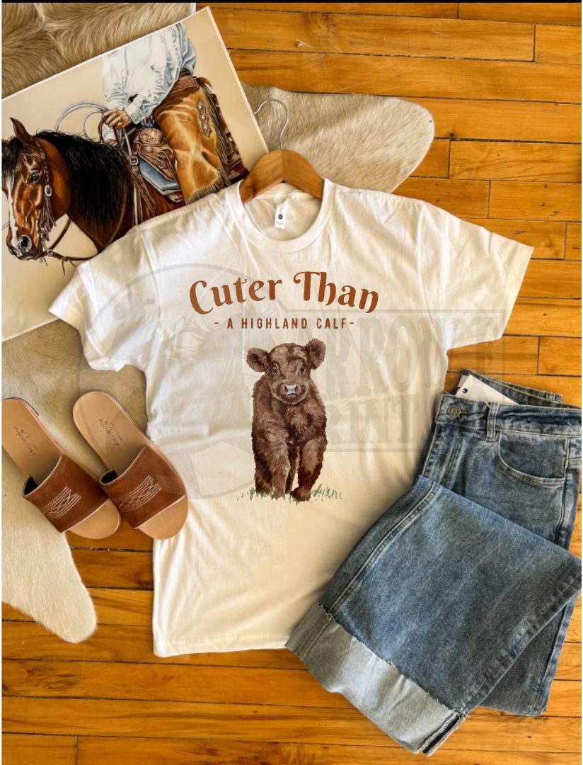 Cuter than a Highland S/S T-shirt