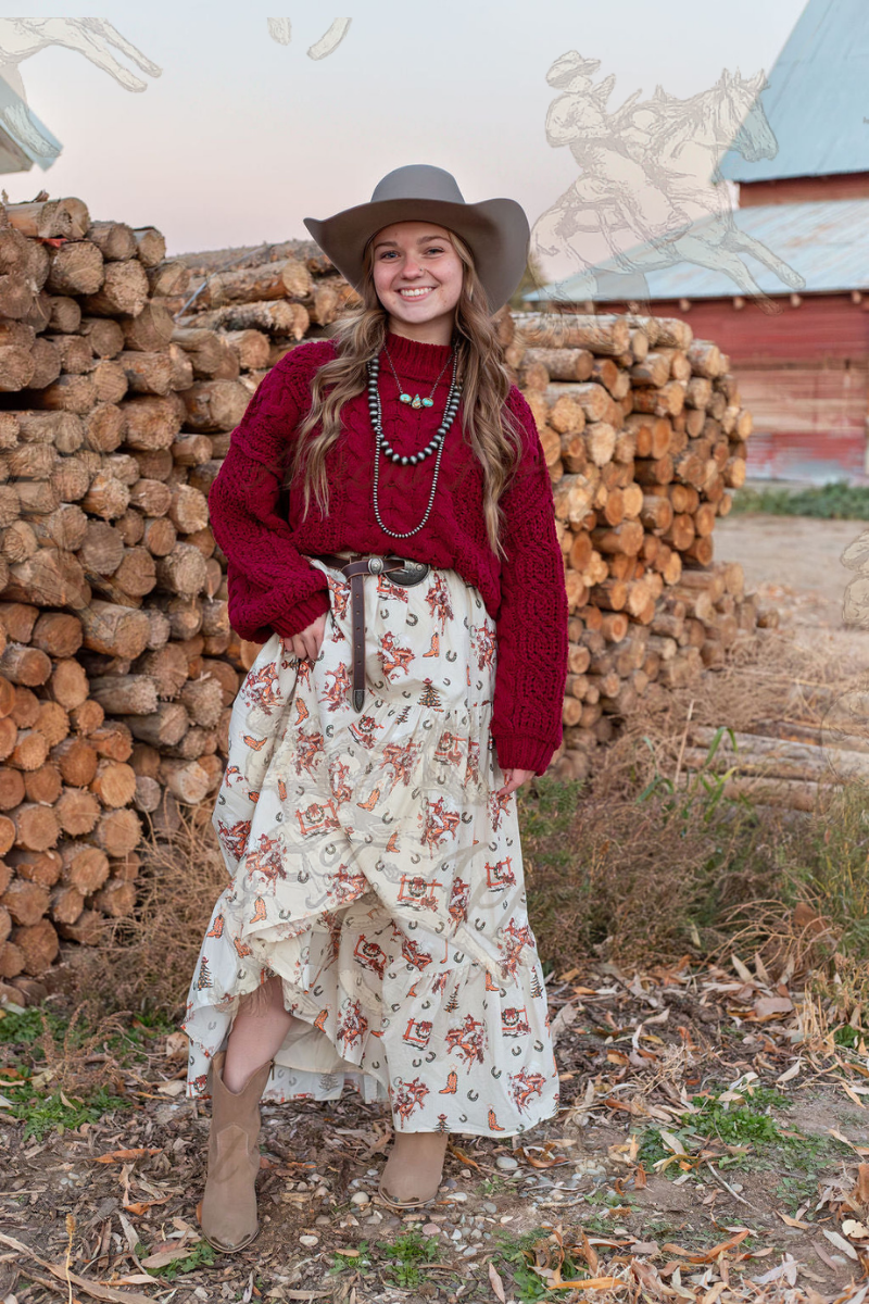 Ole' West Santa Skirt (1 Pack)