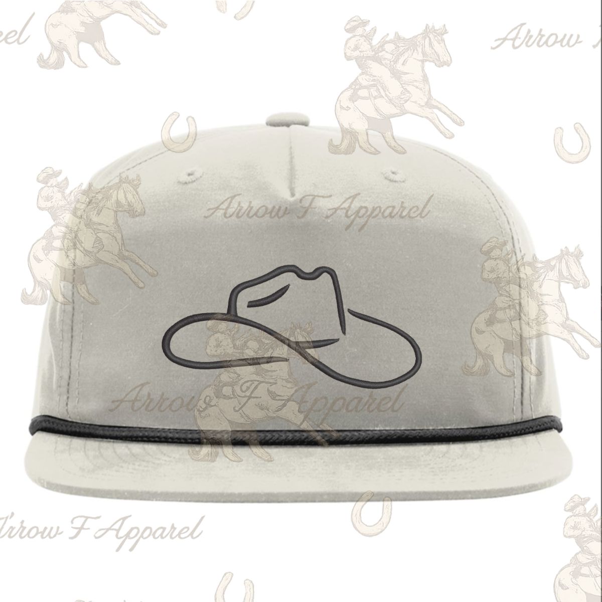 Cowboy Hat Embroidered Gramps Cap| Western Cap