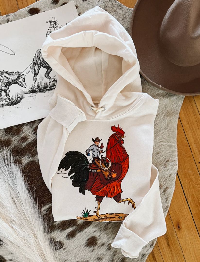 Cody Rooster Cowboy Hoodie