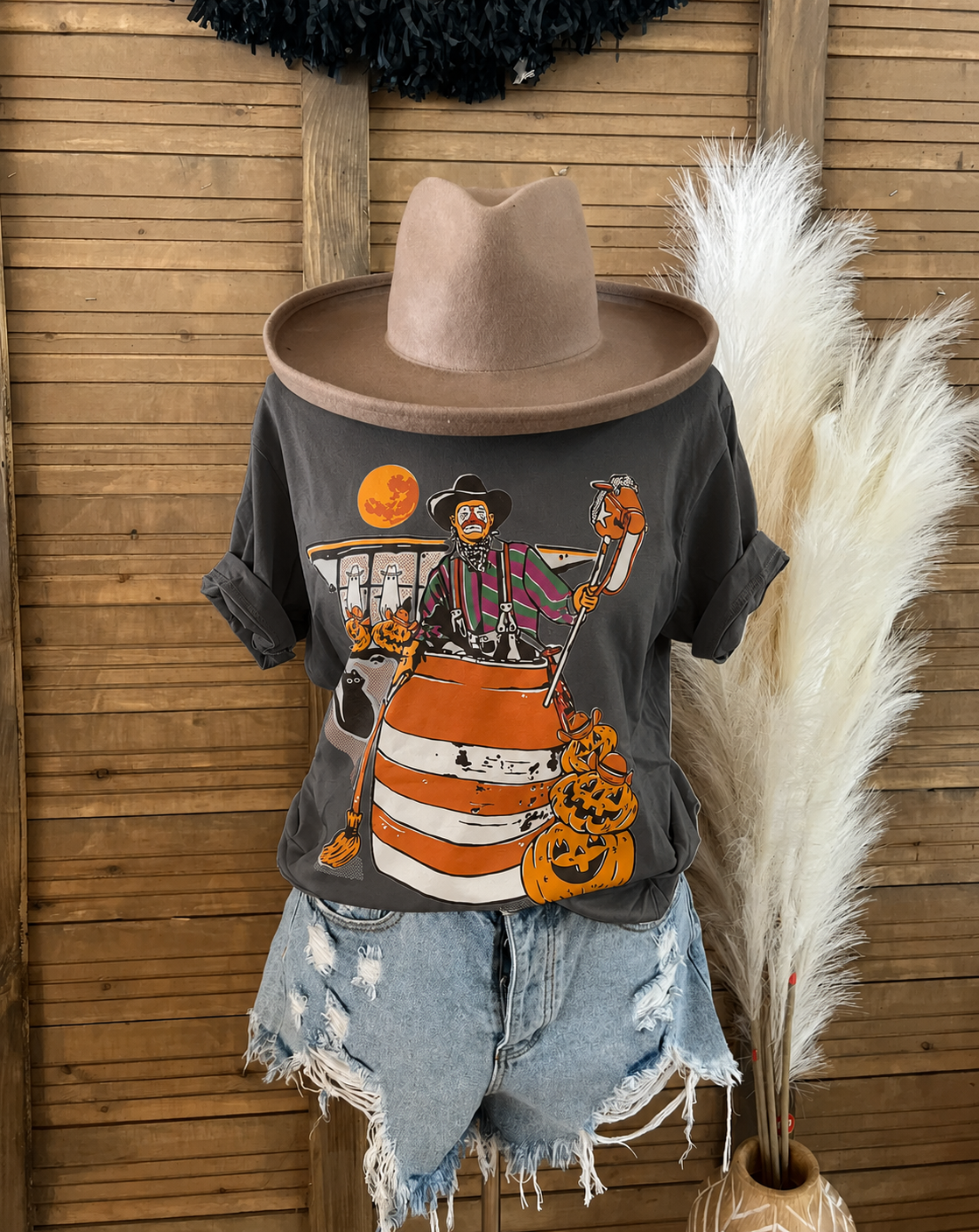 Halloween Rodeo Clown Tee