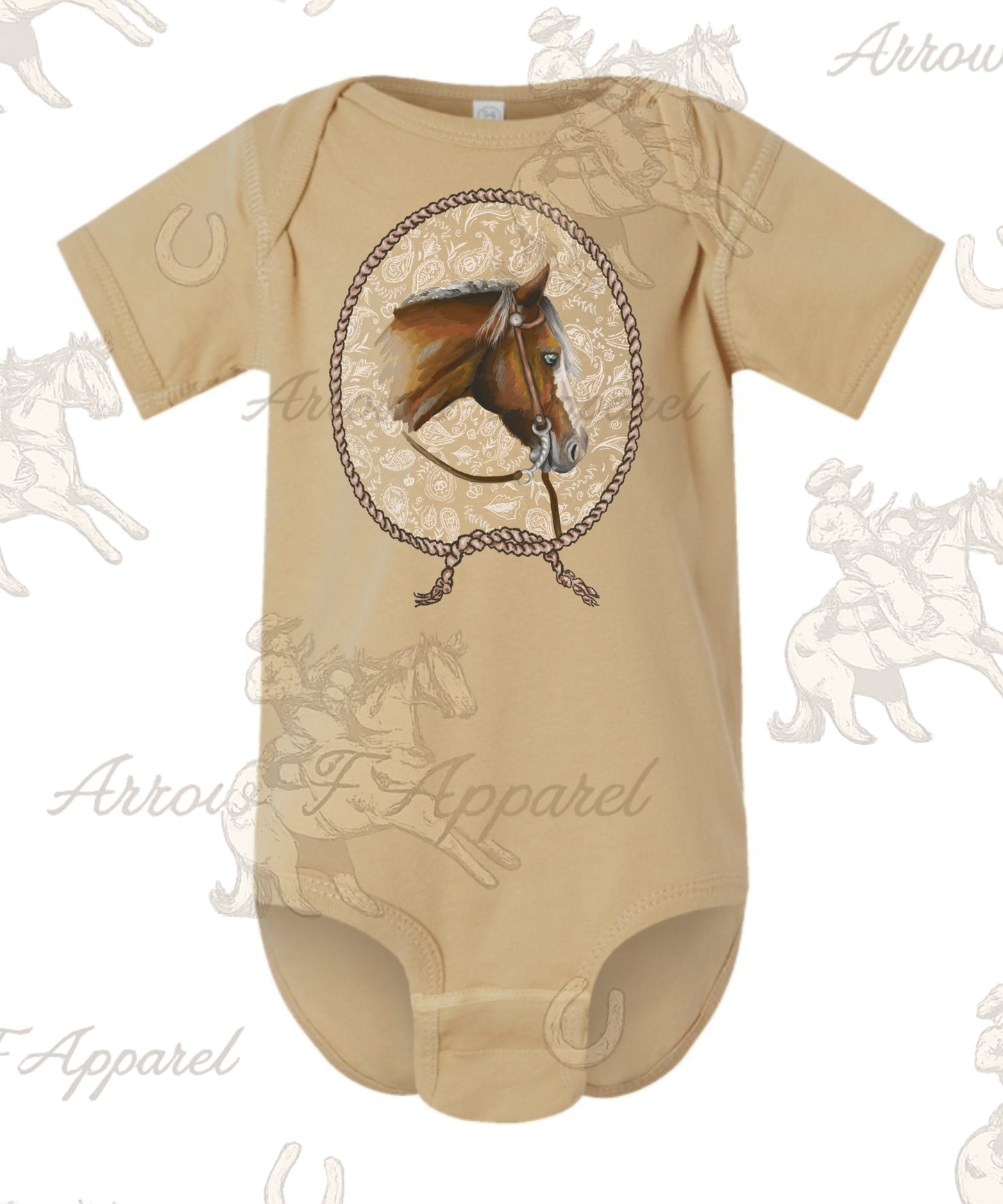 Fallen For Fall Simple Horse Onesie or Tee (Infant,Toddler,Youth)