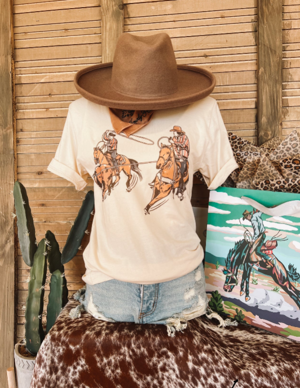 Turn Left Team Ropers S/S T-shirt