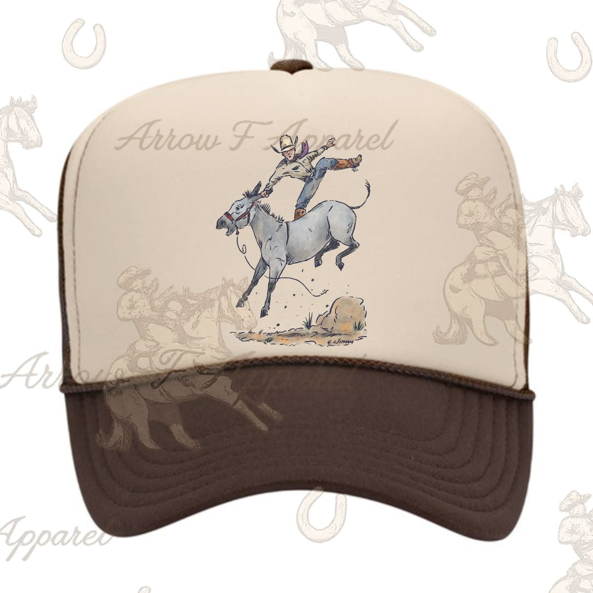 Broncy Donkey Trucker Hat