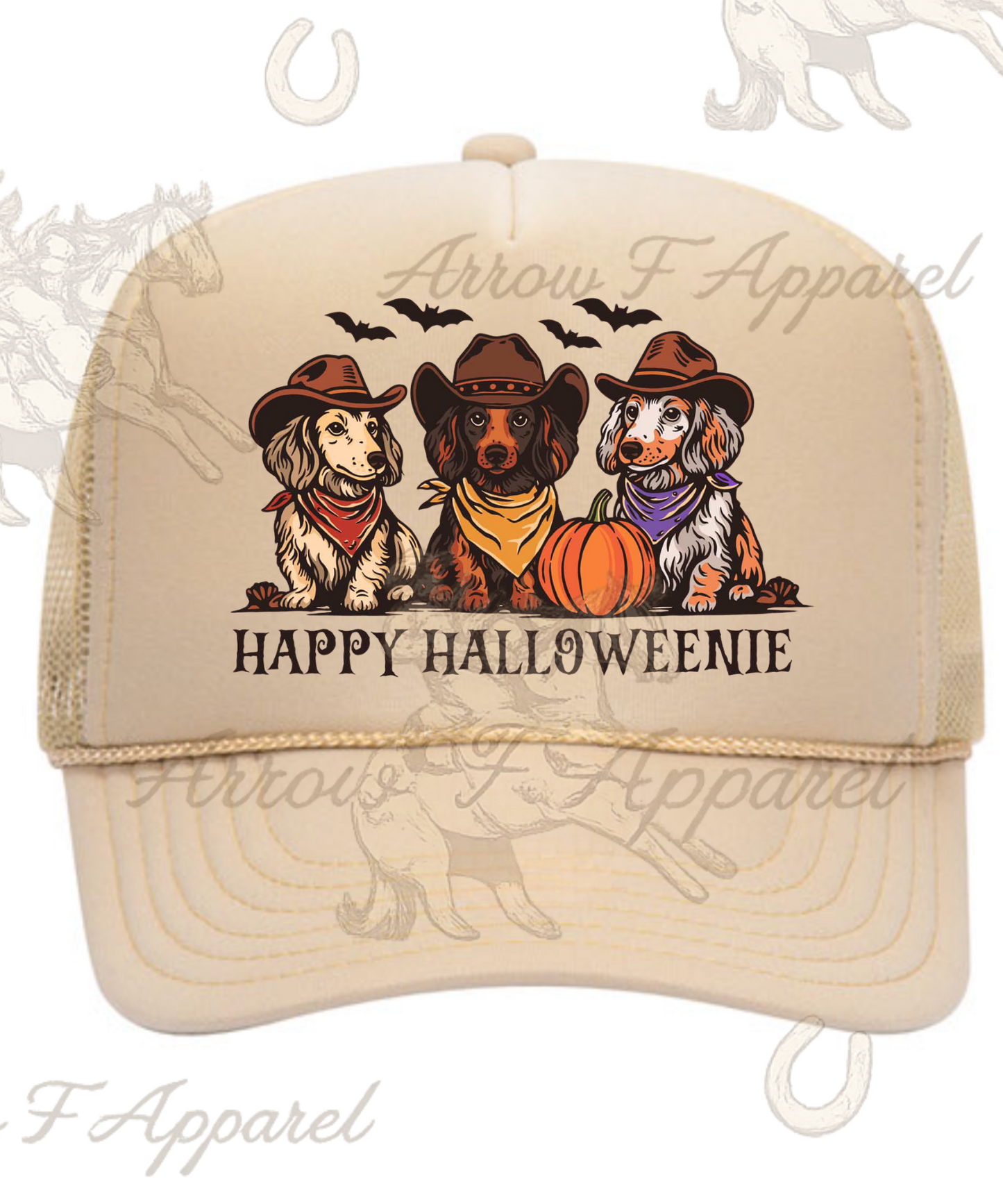 Happy Halloweenie Trucker Cap