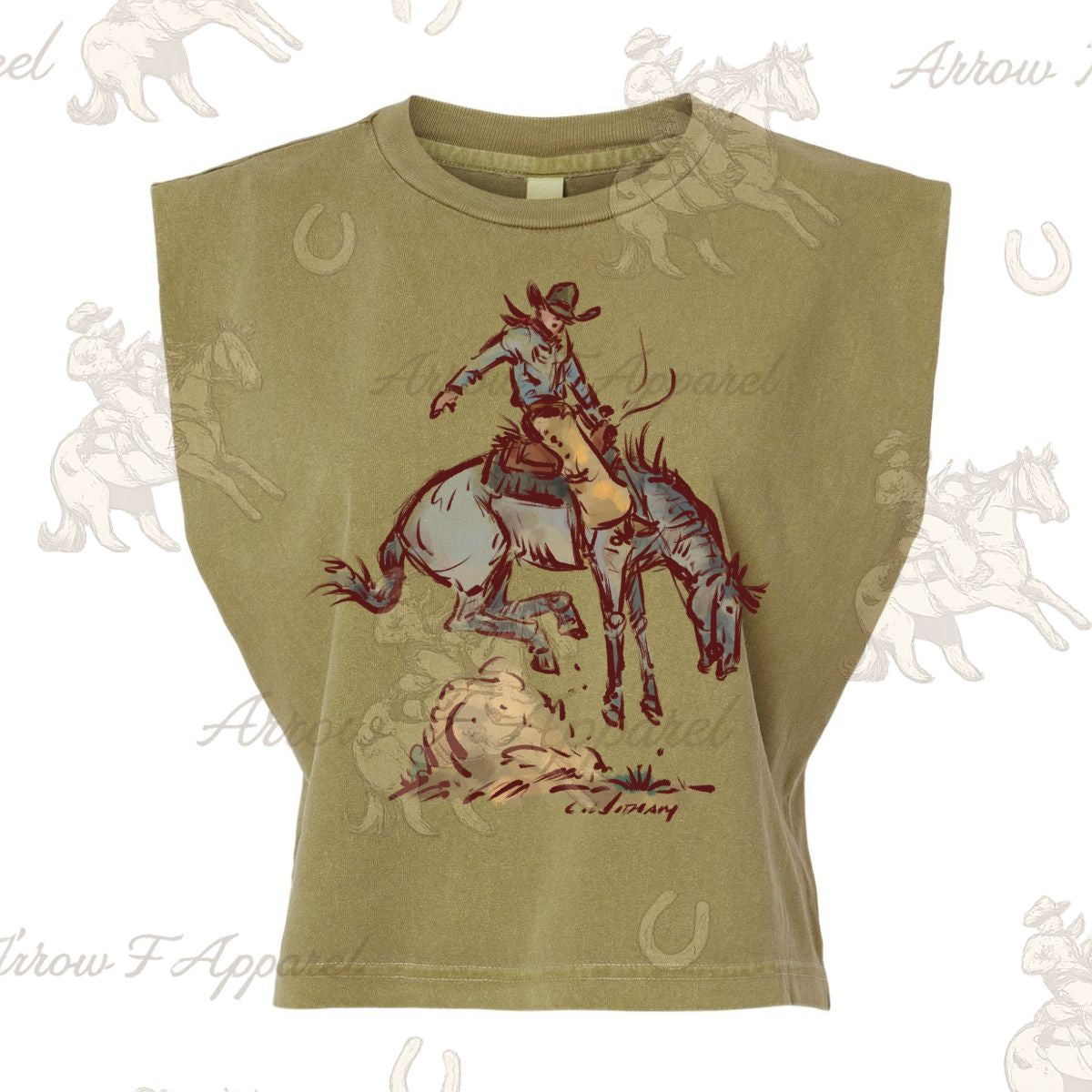 High Times| Western Graphic Muscle Tank