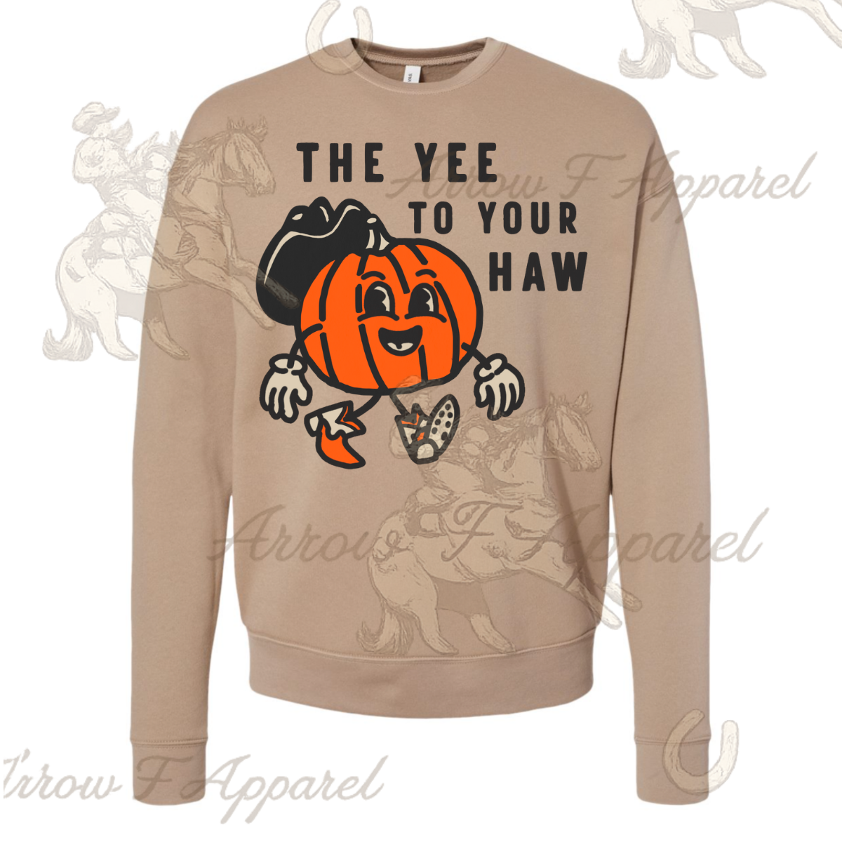 The Yee To Your Haw Sweatshirt (Sandstone)