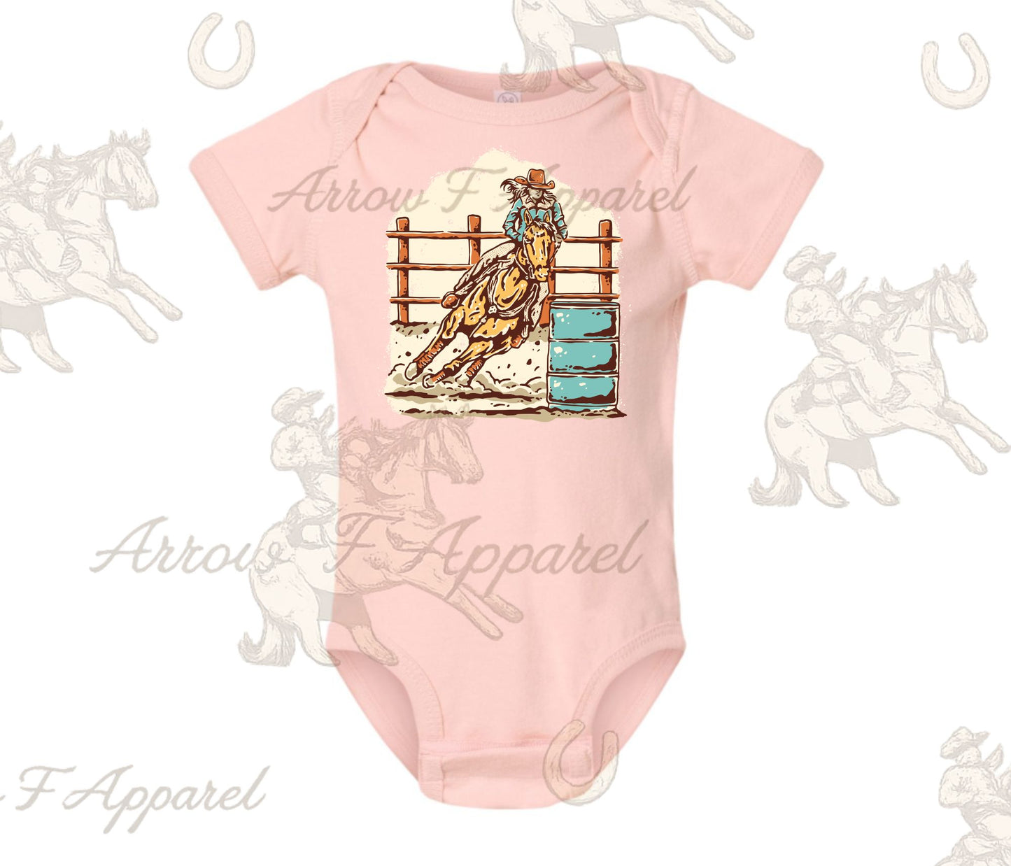 Barrel Racer Onesie or Tee (Infant/Toddler/Youth)
