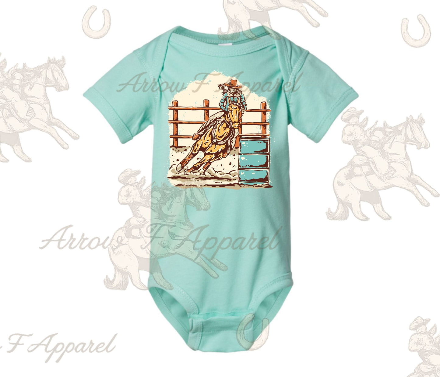 Barrel Racer Onesie or Tee (Infant/Toddler/Youth)