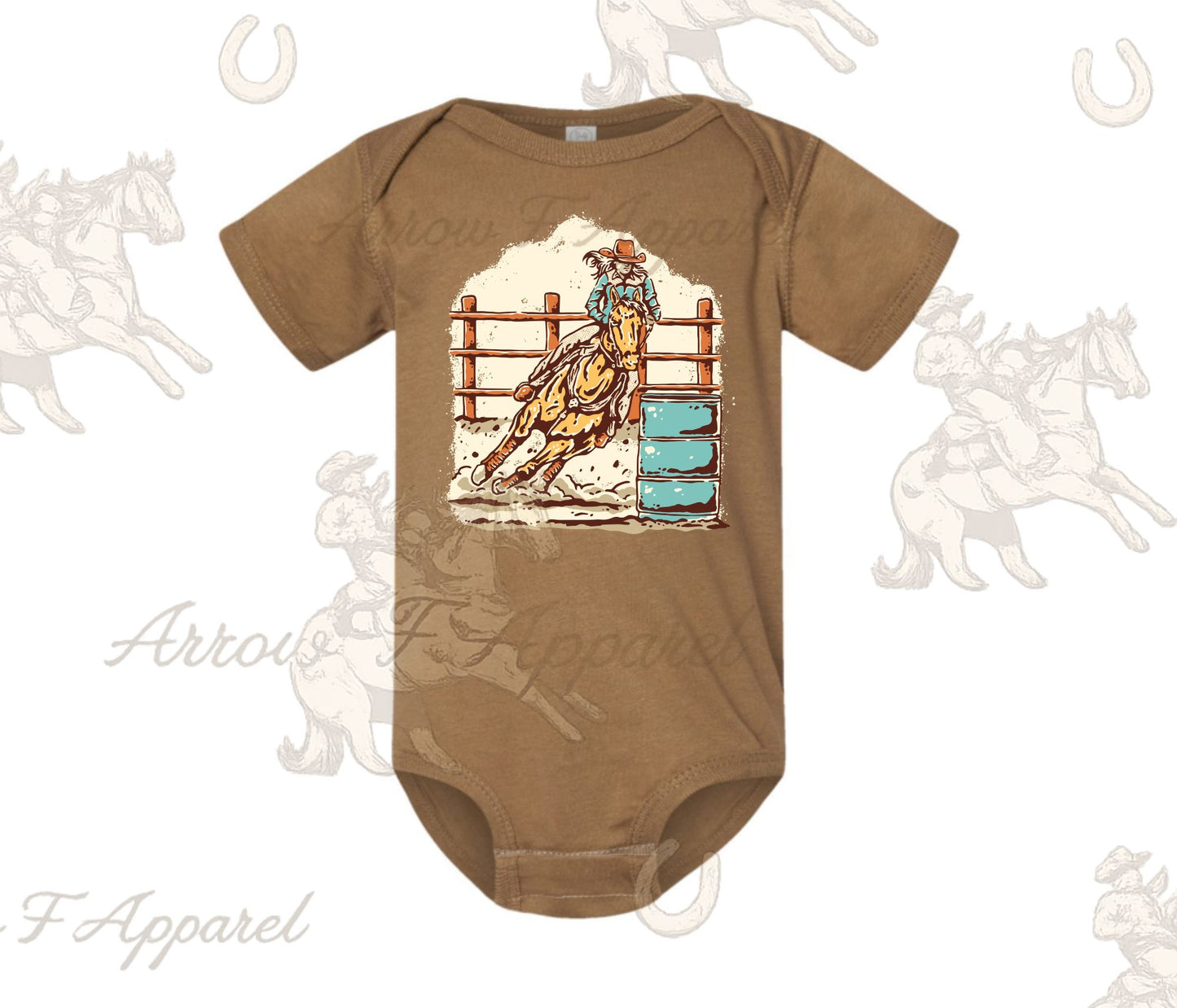Barrel Racer Onesie or Tee (Infant/Toddler/Youth)
