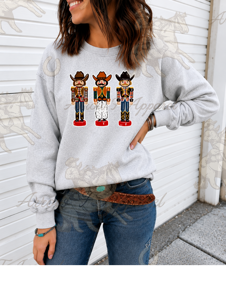 Western Nutcracker Sweatshirt or Tee(Ash)