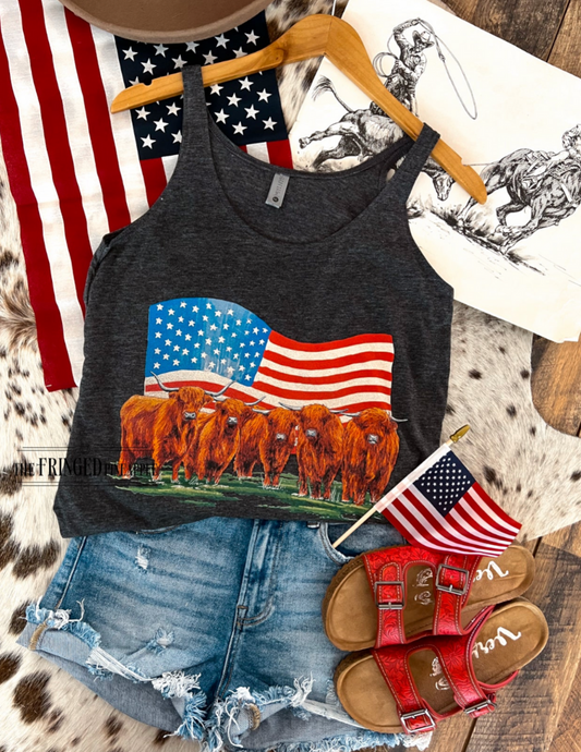 Highland USA| Western Graphic Tank