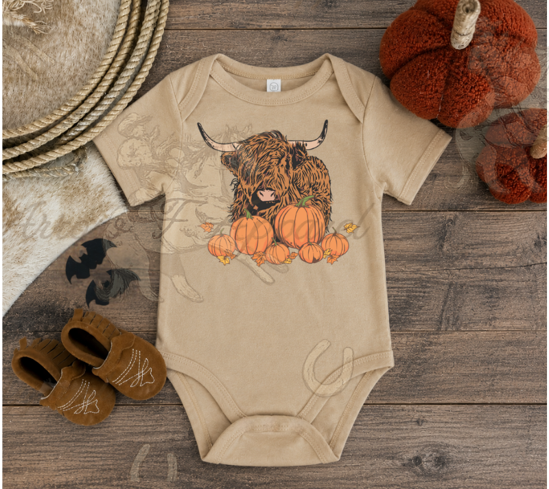 Highland Pumpkin Patch Onesie or Tee (Infant,Toddler,Youth)