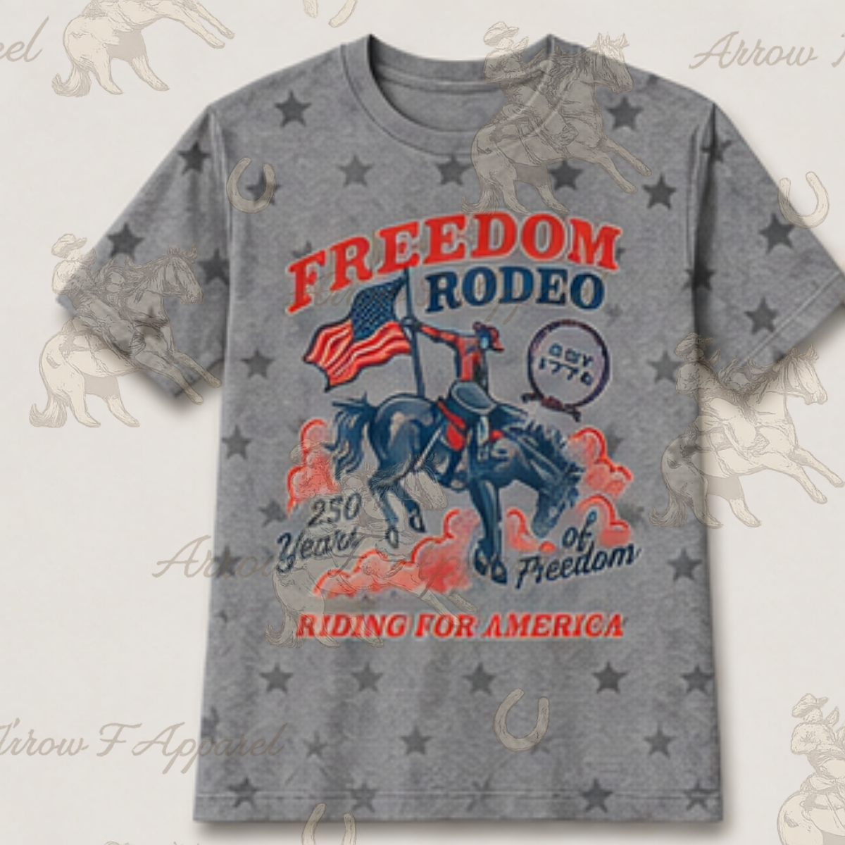 Freedom Rodeo | Western Graphic Star Tee