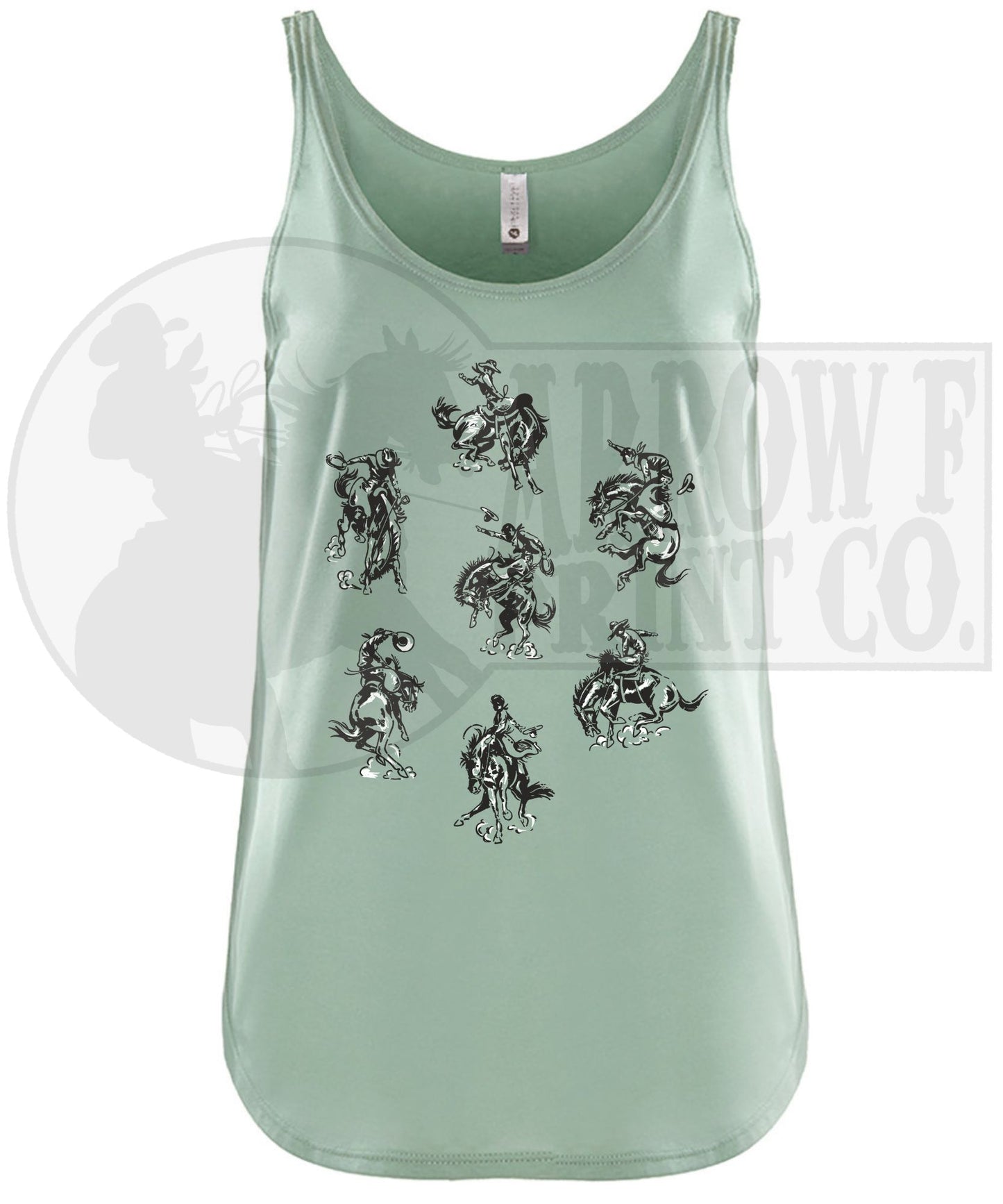 Rowdy Rodeo| Western Graphic Tank