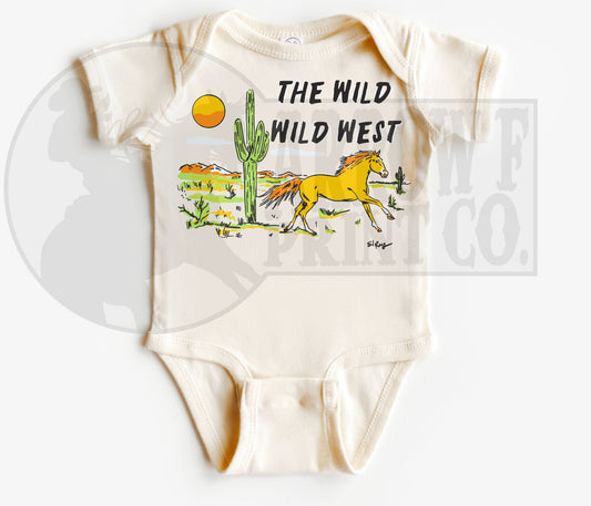 The Wild Wild West S/S Onesie or Tee