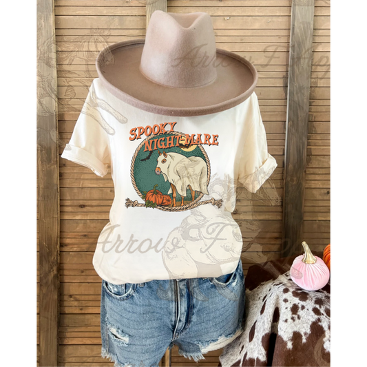 Spooky Nightmare Tee (Cream)