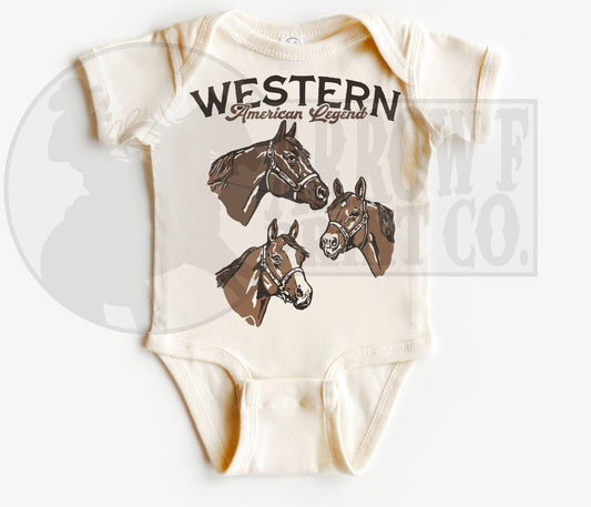 Western American Legends S/S Onesie or Tee