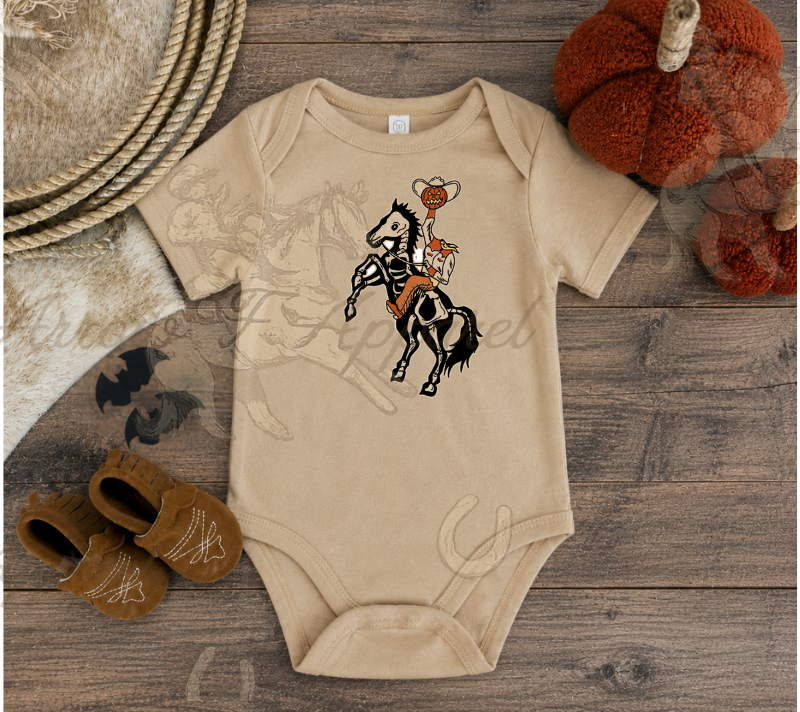 Haunted Horseman Onesie or Tee (Infant,Toddler,Youth)
