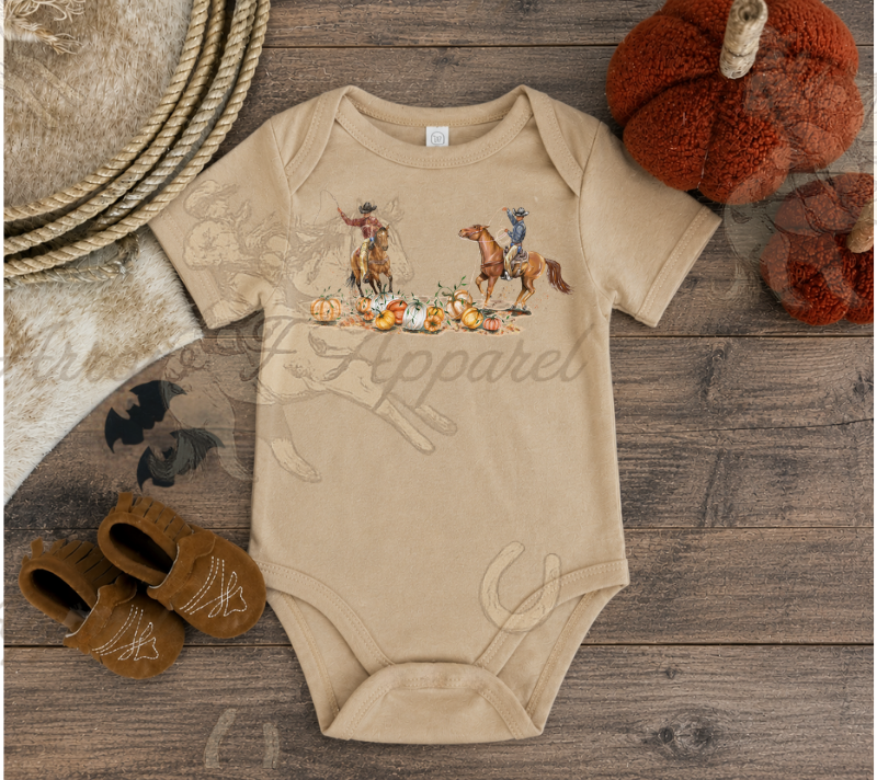 Pumpkin Roundup Onesie or Tee (Infant,Toddler,Youth)