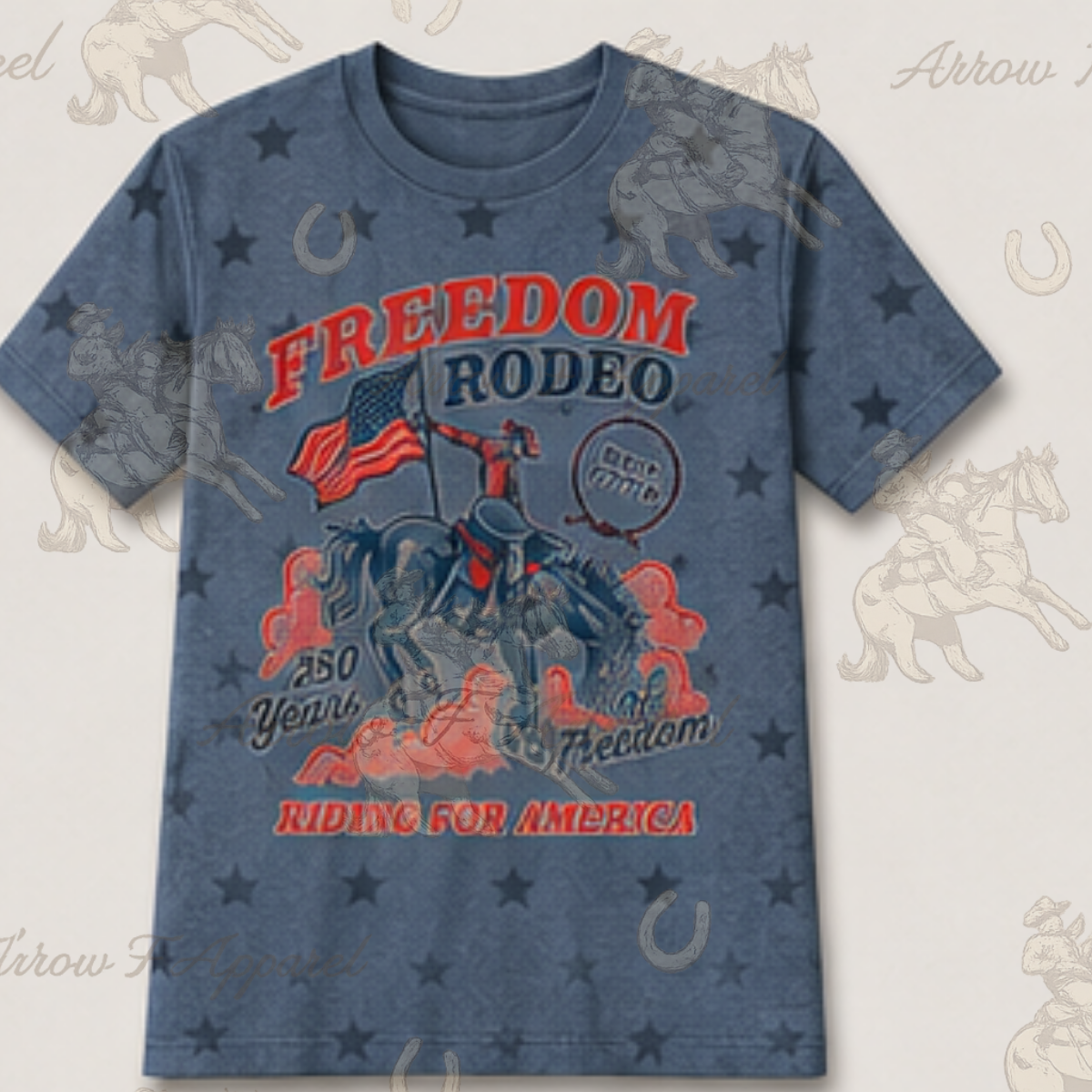 Freedom Rodeo | Western Graphic Star Tee