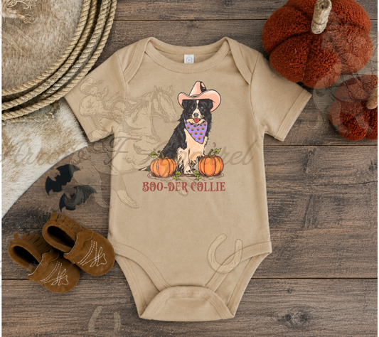 Boo-der Collie Onesie or Tee (Infant,Toddler,Youth)
