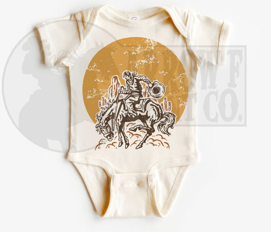 Moon Cowboy S/S Onesie or Tee