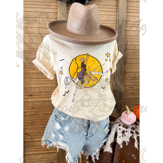 Moonlight Buckin' Tee (Cream)