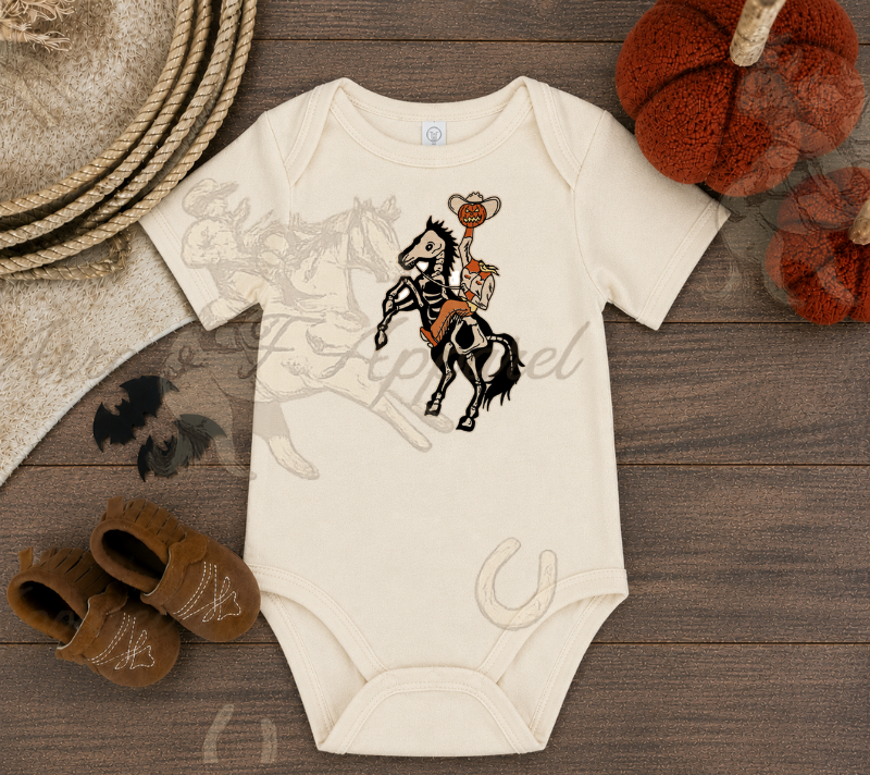Haunted Horseman Onesie or Tee (Infant,Toddler,Youth)