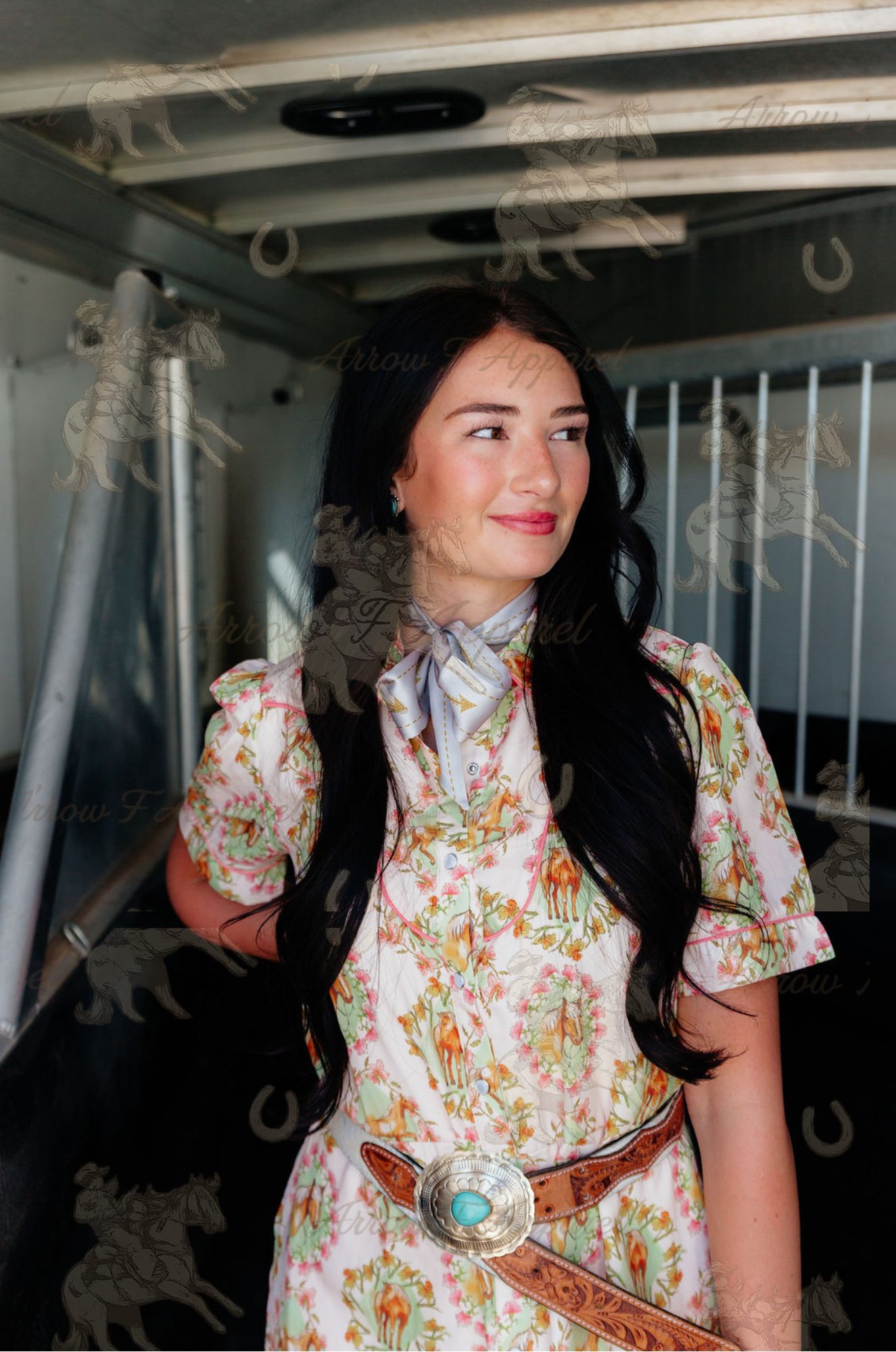 Sunny Days Western Horse Dress (Prepack)