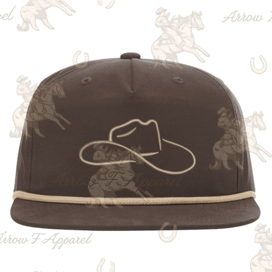 Cowboy Hat Embroidered Gramps Cap| Western Cap