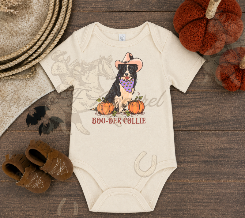 Boo-der Collie Onesie or Tee (Infant,Toddler,Youth)