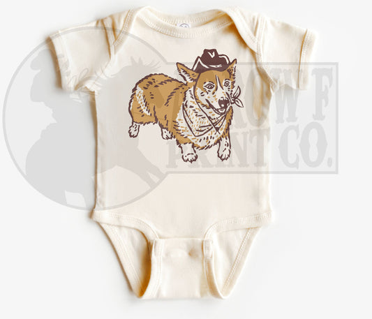Corgi S/S Onesie or Tee