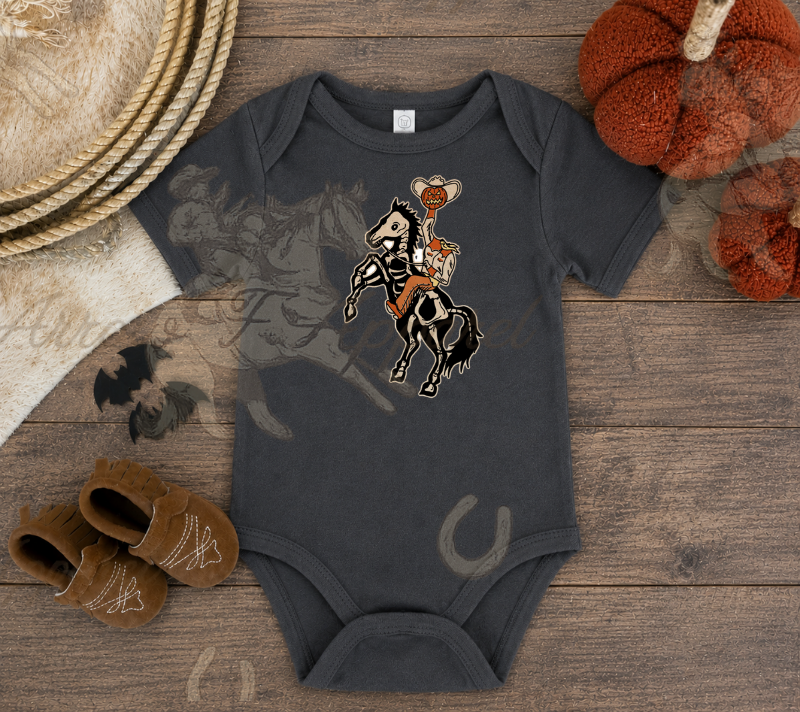 Haunted Horseman Onesie or Tee (Infant,Toddler,Youth)
