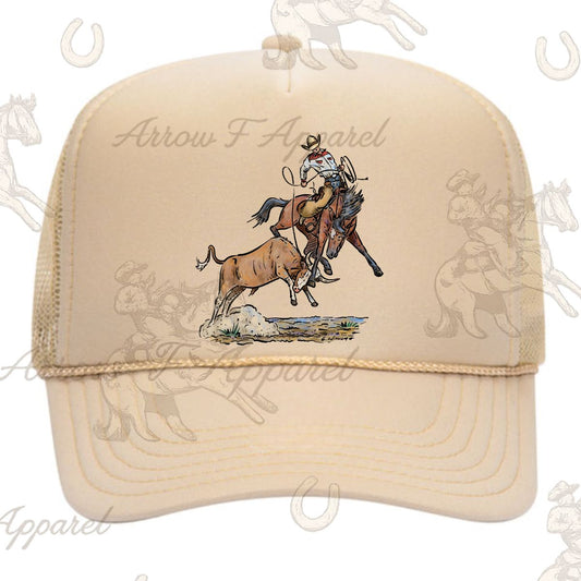 Line Drive Trucker Hat