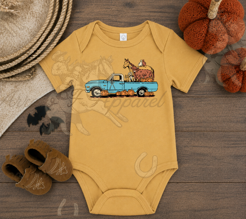 Farm Fall Haul Onesie or Tee (Infant,Toddler,Youth)