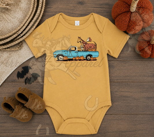 Farm Fall Haul Onesie or Tee (Infant,Toddler,Youth)