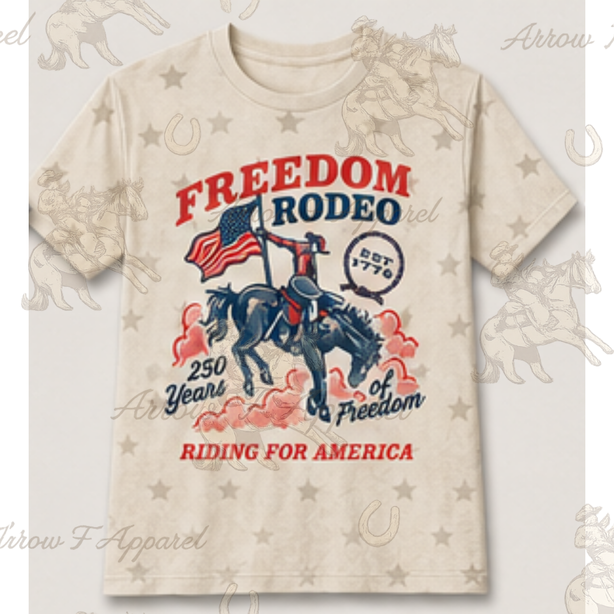 Freedom Rodeo | Western Graphic Star Tee