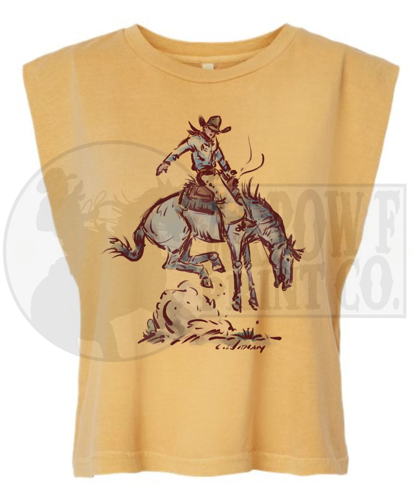 High Times| Western Graphic Muscle Tank