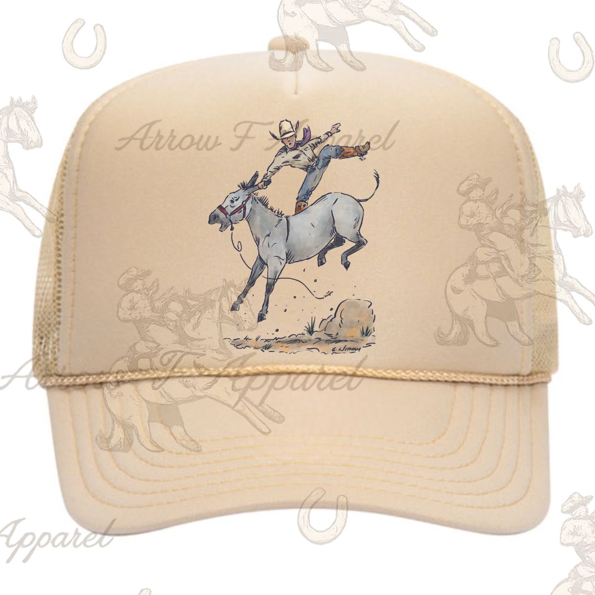 Broncy Donkey Trucker Hat
