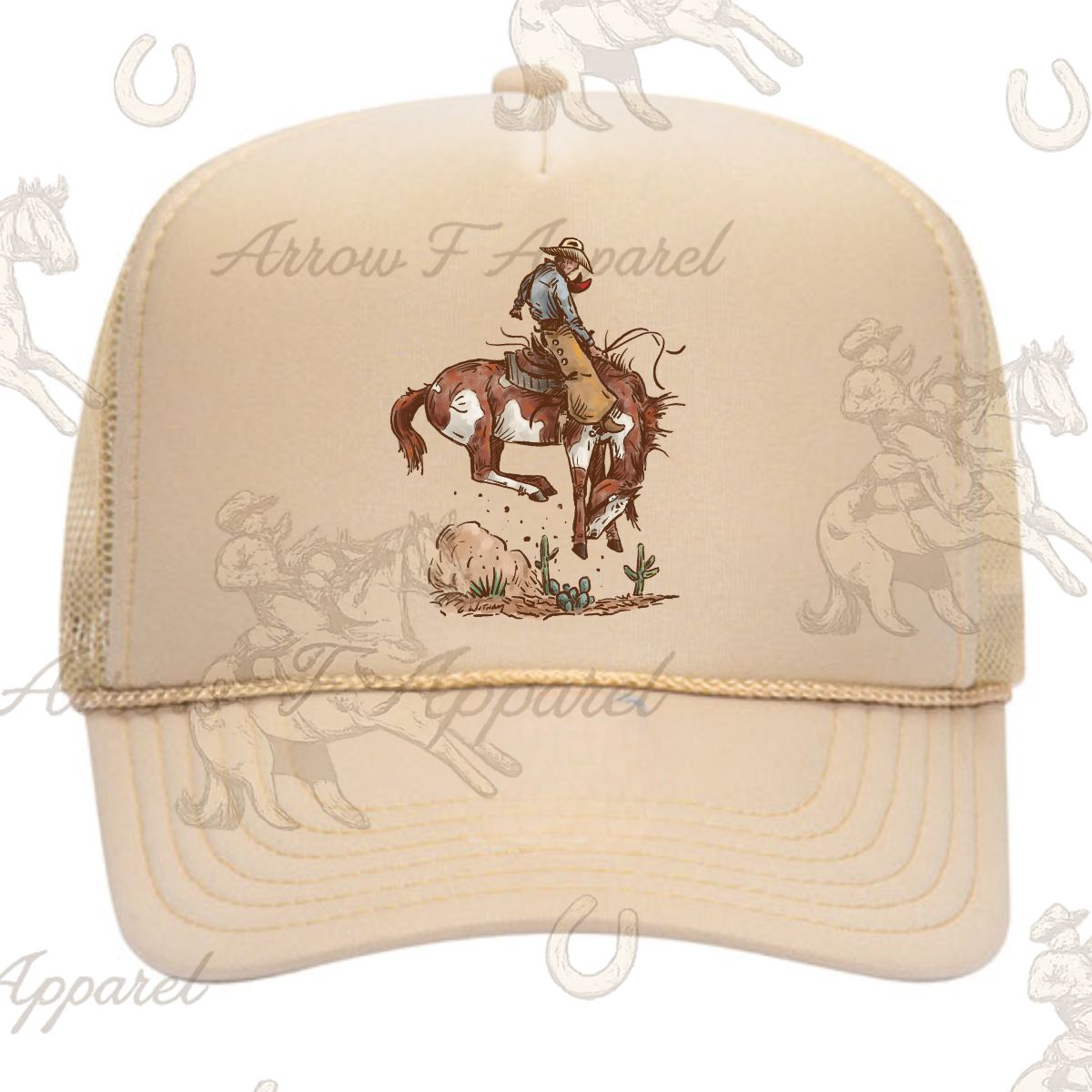 Rank Paint Trucker Cap
