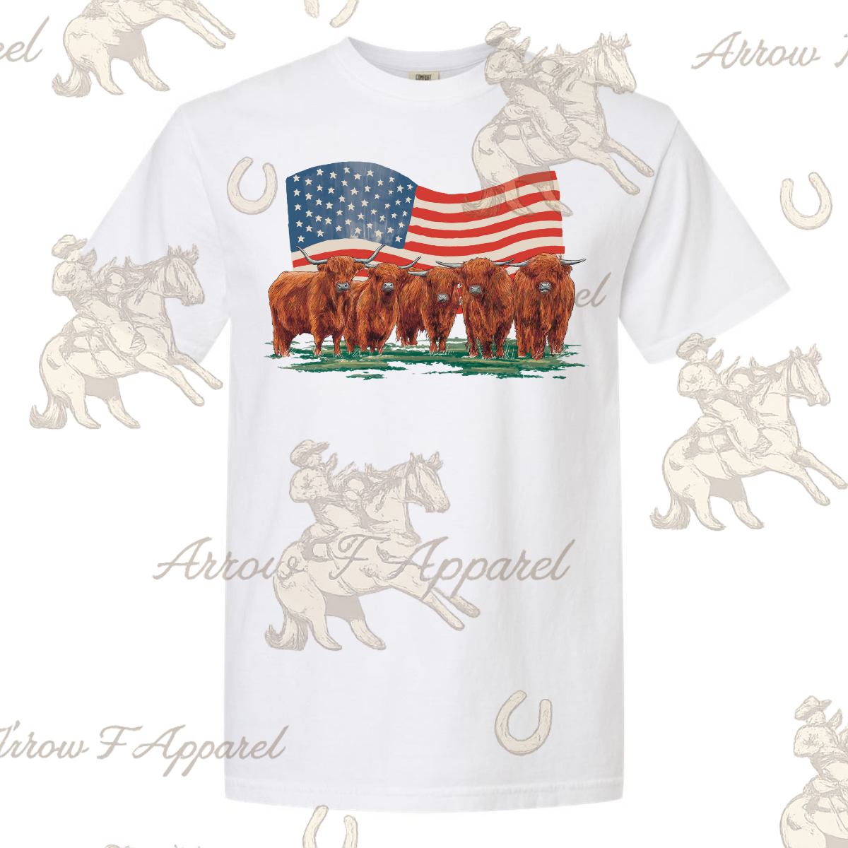 American Highland | Western Graphic Tee (White)
