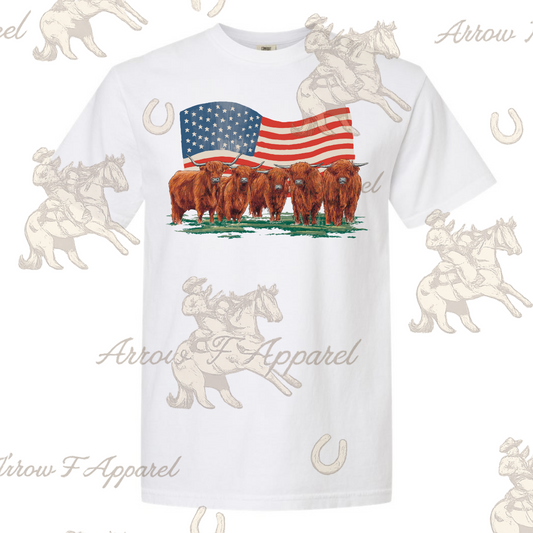 American Highland | Western Graphic Tee (White)
