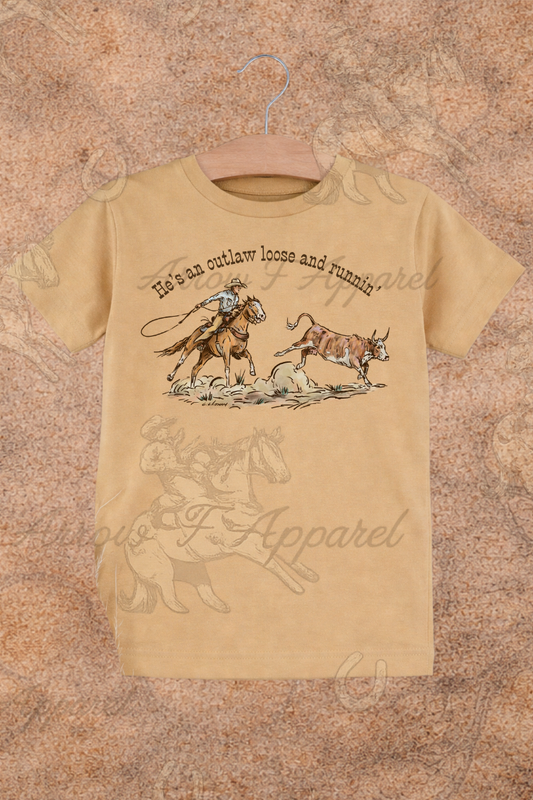 Outlaw on the Loose  Onesie or Tee (Infant,Toddler, Youth)