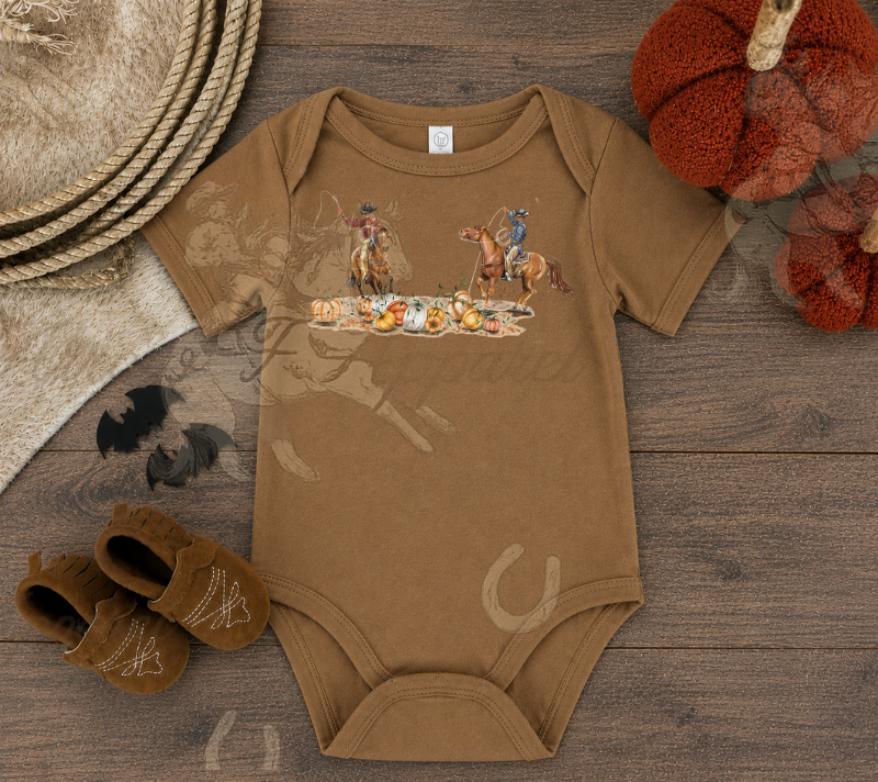 Pumpkin Roundup Onesie or Tee (Infant,Toddler,Youth)