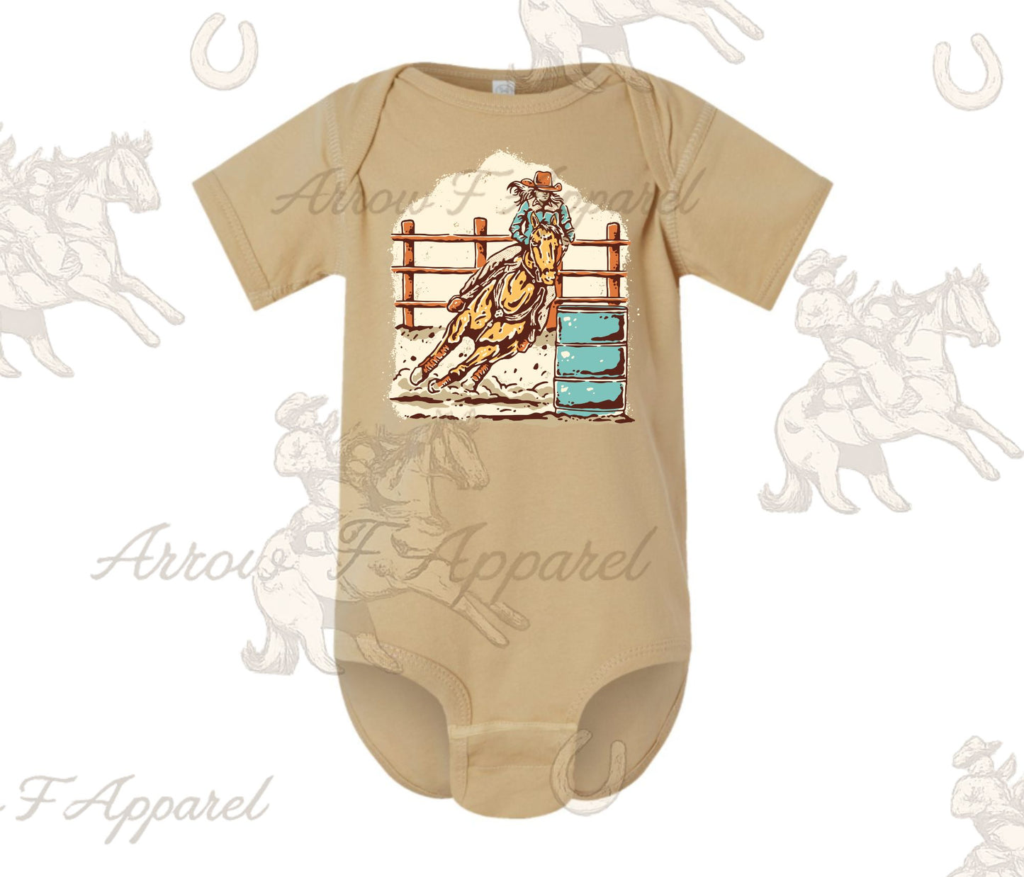 Barrel Racer Onesie or Tee (Infant/Toddler/Youth)