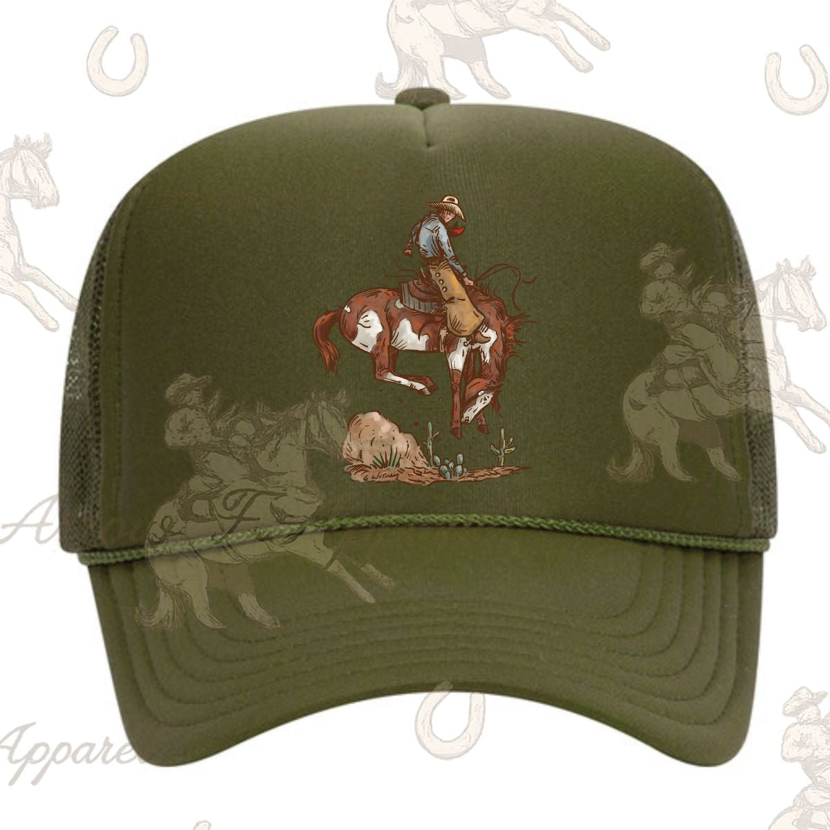 Rank Paint Trucker Cap