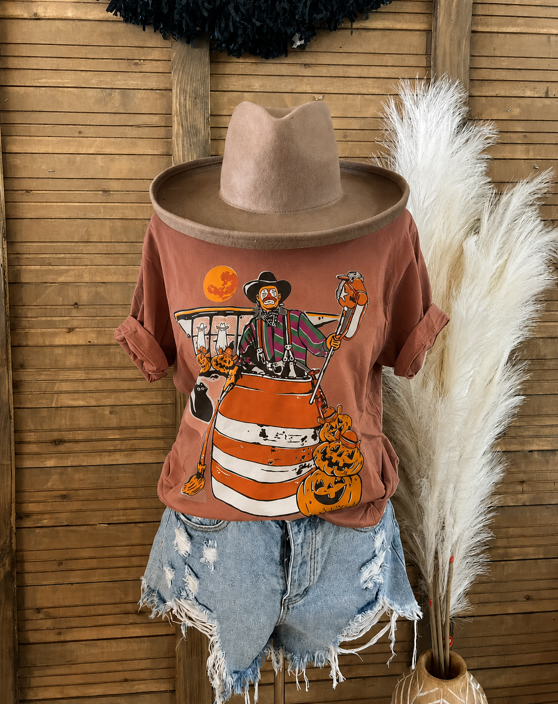 Halloween Rodeo Clown Tee