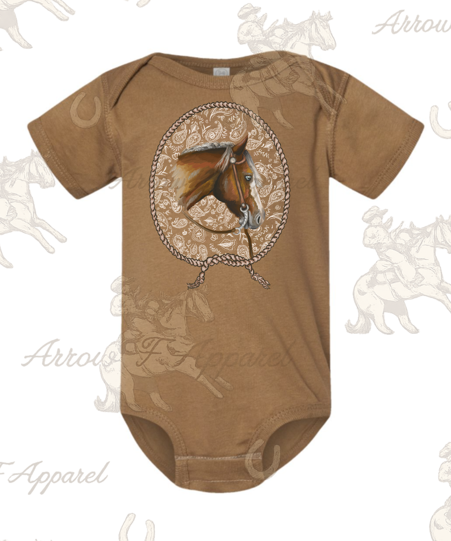 Fallen For Fall Simple Horse Onesie or Tee (Infant,Toddler,Youth)